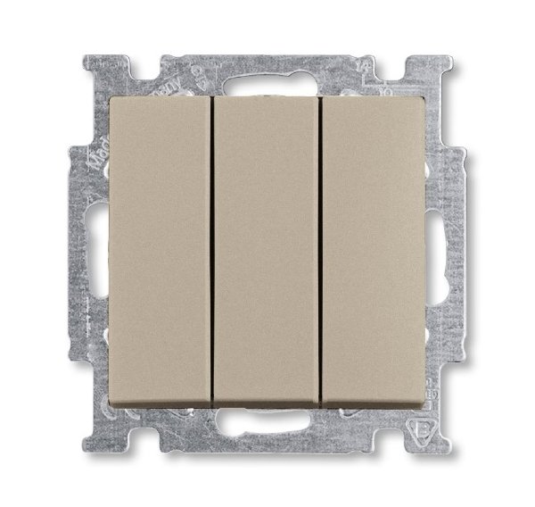 ABB BJB Basic 55 Шамп Выключатель 3-клавишный, 16А 2CKA001012A2163