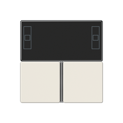 JUNG крышка к Room-controller, в сборе, слоновая кость A4093TSA