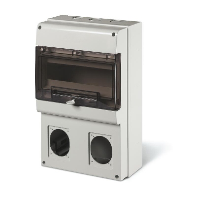 DKC Корпус на 12 модулей и 2 поста с основанием 70х87 мм. Тип M400