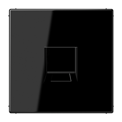 JUNG Плата (фиксация защёлкиванием) для одного модуля термопласт черный LS1969-1WESW