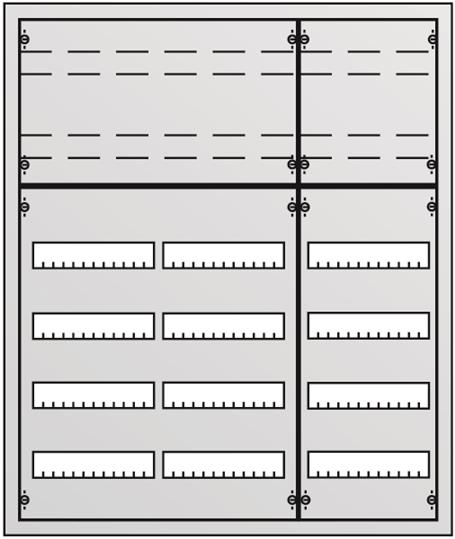Купить ABB AT/U Щит распределительный 974х824х140 AT63K