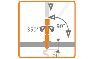 Купить Arlight Держатель шарнир винтовой PEN JT100 (Металл) 017292