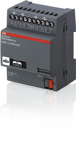 ABB BA-M-0.4.1 Жалюзи активатор free@home, 4-канальный, 220В 2CDG510011R0011