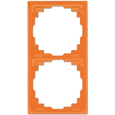 JUNG Рамка для инсталляции в кабельных каналах, 2-кратная оранжевая CD582KO