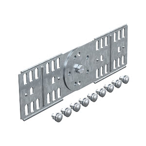 Купить OBO Bettermann Шарнирный соединитель кабельного листового лотка 85x270 мм 7082320