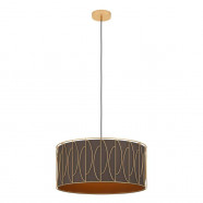 Eglo 390206 Подвесной светильник HL/1 E27 gold/cappuccino-brass 'COROJAL'