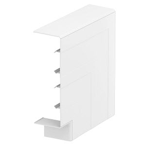 Купить OBO Bettermann Угол плоский кабель-канала Rapid 45-2, 53x165 мм, ПВХ, белый 6113460