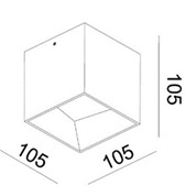 Купить Quest Light Светильник накладной, белый, LED 9w 3000K 906lm, IP20 SKY OK ED white/white