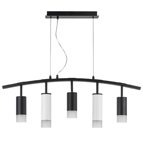 Lightstar LR7353738621 Люстра RULLO 5х50W GU10 ЧЕРНЫЙ/БЕЛЫЙ (571735+214437-3+214486-2+202431-5), шт
