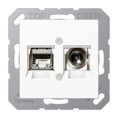 JUNG Smart TV Розетка MMDA4521WW