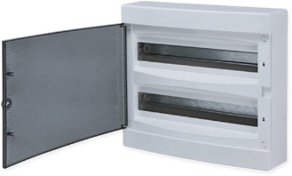 EKF Щит распределительный навесной "Unix" прозрачная дверь 2х18 модулей IP40 EKF PROxima