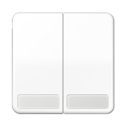 JUNG CD 500/CD plus Белая Клавиша 2-ая с полем для надписи CD595NAWW