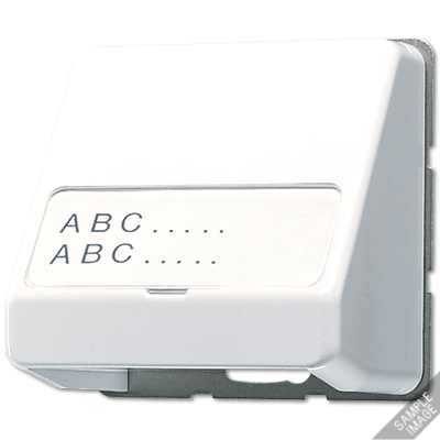 JUNG CD 500/CD plus Бежевый Корпус для разъемов, с полем ддя надписи 554