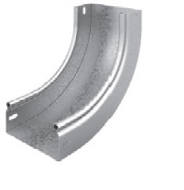 OSTEC Угол внутренний плавный 90 град. к лотку 150х50, толщ. 0,7 мм, Сендзимир цинк