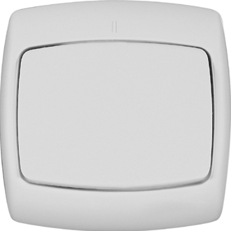 Купить SE Wessen Рондо Беж Выключатель 1-клавишный 6А (в сборе) S16-067-SI