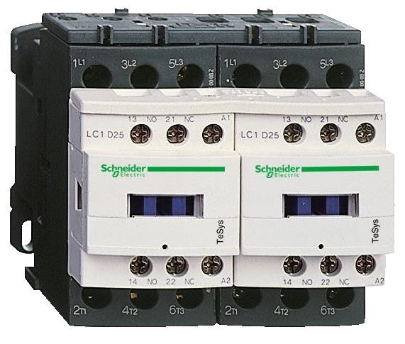 SE Contactors D Контакторный блок реверсивный 4Р 200А кат.230В AC IP20 LC2D115004P7