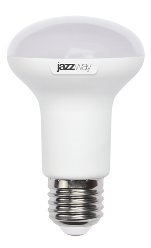Jazzway Лампа светодиодная (LED) с отражателем d63мм E27 120° 8Вт 220-240В матовая тепло-белая желтая 3000К .1033642