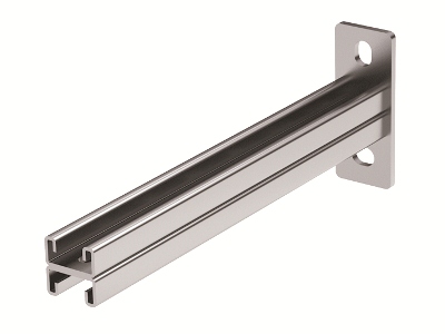 DKC Консоль двойная, осн.500 мм, цинк-ламельная