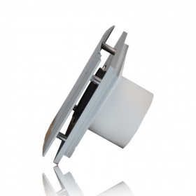 Купить S&P SILENT DESIGN Серебрянный Вентилятор 185 куб.м/ч, 16 Вт, 118 мм, малошумный SILENT-200 CZ SILVER DESIGN-3C