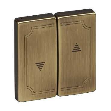 Купить SE Merten SD Античная латунь Клавиша 2-ая жалюзийная MTN411543