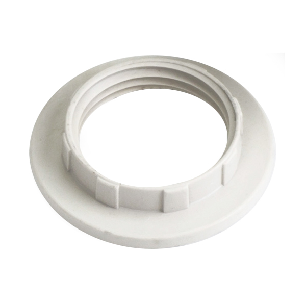 Купить IEK Кольцо к патрону, пластик, Е27, белый