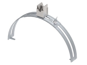 OSTEC Держатель КЛИК на круглый конёк, гор. цинк