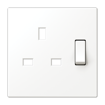 JUNG центральная плата для розетки, British standart BS2171WWPL