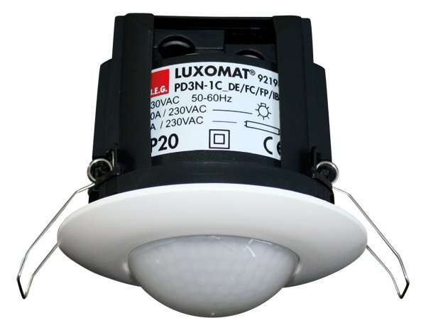 BEG Белый Датчик движения потолочный 360°, диаметр действия 10м IP23 92196