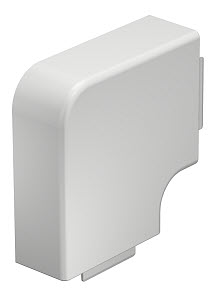 Купить OBO Bettermann Угол плоский кабель-канала WDK 40x90 мм, ПВХ, белый 6192866