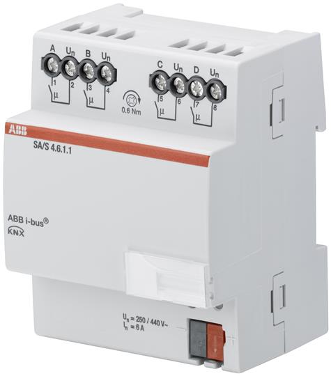 ABB KNX SA/S 4.6.1.1 Бинарный выход 4-кан, 6А 2CDG110152R0011