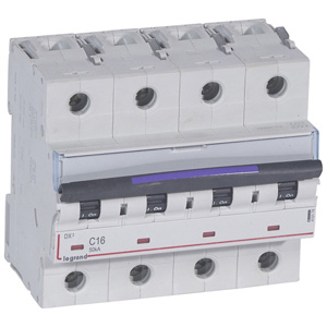 Купить Legrand DX3 Автоматический выключатель 50кА 16А 4P C 410174