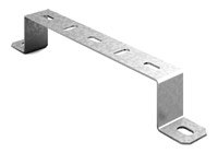 OSTEC Скоба для настенного крепления 400, толщ. 2,0 мм, Сендзимир цинк