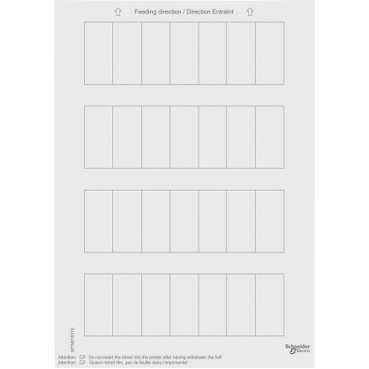 Купить SE Merten KNX\EIB SM Полярно-бел Этикетки для 1-, 2- или 4-кнопочного выключателя MTN618319