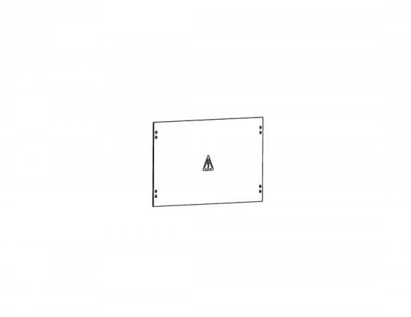 EKF PROxima Экран для кожуха рубильника для ВРУ Unit шириной 600мм PROxima