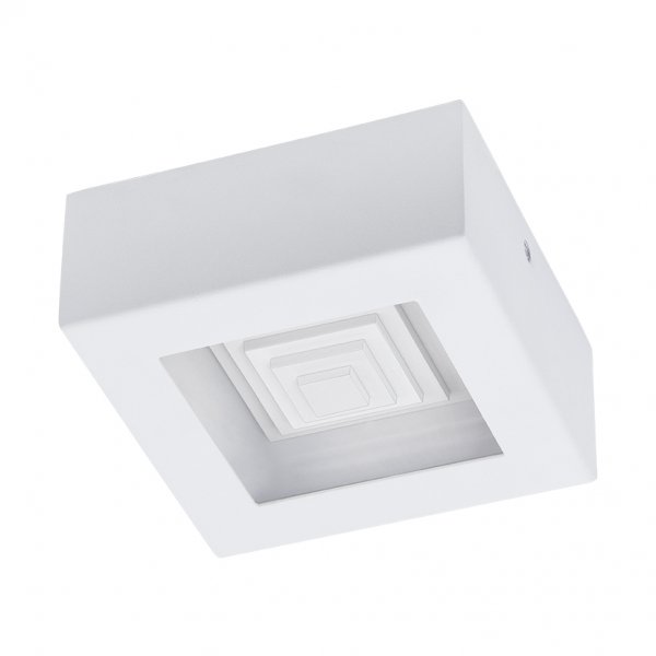 Eglo 96791 Светодиодный настенно-потолочный светильник FERREROS, 1X6,3W(LED), 140X140, H60, сталь/белый Eglo 96791 Светодиодный настенно-потолочный светильник FERREROS, 1X6,3W(LED), 140X140, H60, сталь/белый