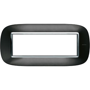 BT Axolute Темный металлик Рамка 6 мод эллипс HB4806XS