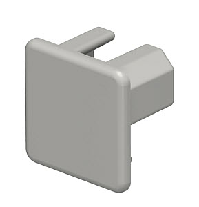 Купить OBO Bettermann Заглушка торцевая кабель-канала WDK 20x20 мм, ПВХ, серый RAL7030 6158706