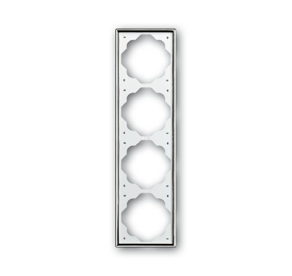 ABB BJE Impuls Хром Рамка 4-ая 2CKA001754A4136