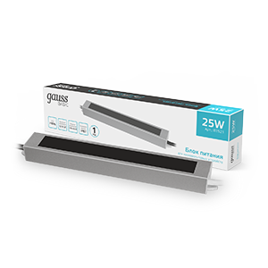 Gauss Блок питания Basic 12V 25W IP67 1/80 BT521