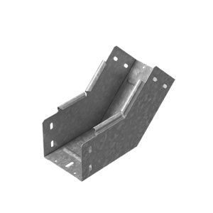 OSTEC Угловой соединитель внутренний 45 градусов к лотку 500х200, толщ. 1,0 мм, Сендзимир цинк