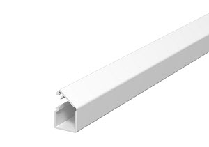 OBO Bettermann Мини-канал WDK с крышкой 12,5x12,5x2000 мм (самоклеящийся со скотчем) ПВХ белый RAL 9010 6150284