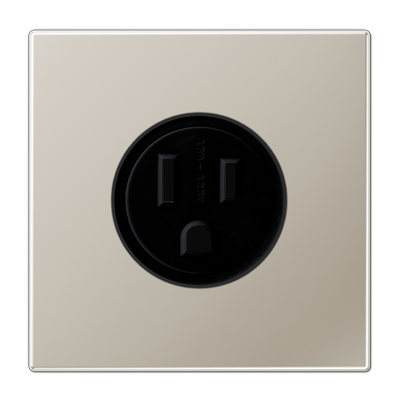 JUNG Штепсельная розетка, нержавеющая сталь ES2521-15