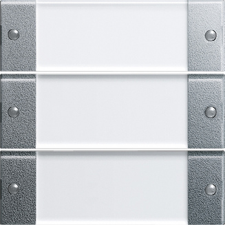 Gira KNX S-55 Алюминий Комплект клавиш 3 шт к сенсорам Basis 511300,Komfort 513300 213326