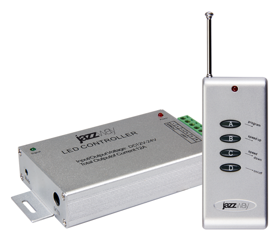 Jazzway Контроллер RGB  ZC-2000RC 12V 3x4A =144Вт (RF) .3327392