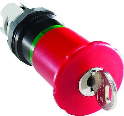 ABB MPE Кнопка MPEK4-11R ГРИБОК с фикс. 1SFA611525R1101