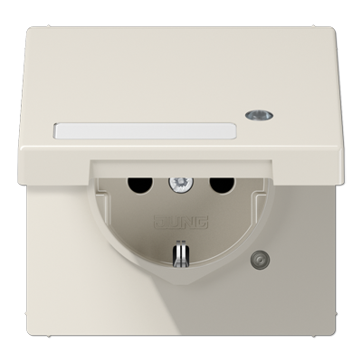 JUNG SCHUKO-розетка с крышкой, оранжевый LS1520NAKLKO