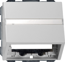 Gira Накладка с опорной пластиной для розеток средств связи 0870015