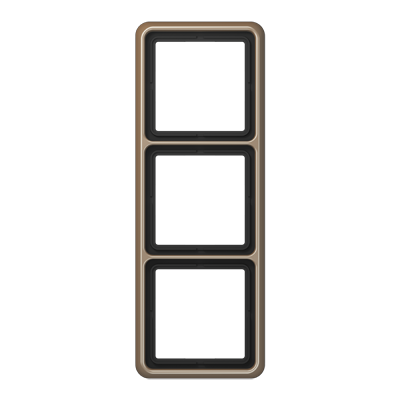 JUNG CD 500 Бронза Рамка 3-ая CD583GB