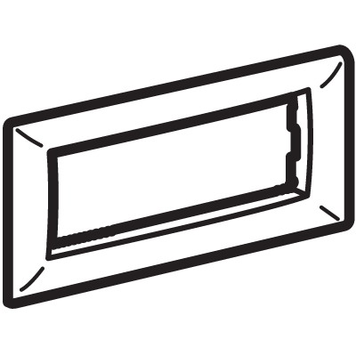 Купить DKC Рамка на 4 модуля, слоновая кость, RAL9001