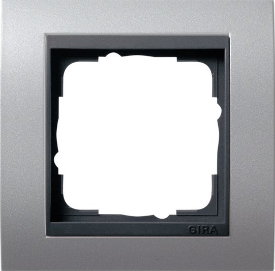 Gira Event Алюминий/Антрацит Рамка 1-ая 021106